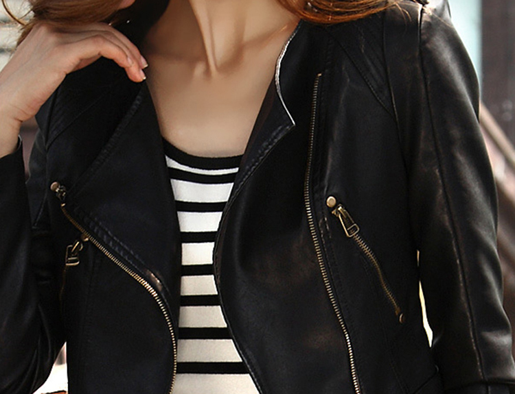 2015-nueva-Casual-camello-negro-chaqueta-De-cuero-corta-mujer-PU-Biker-chaquetas-tallas-grandes-moda